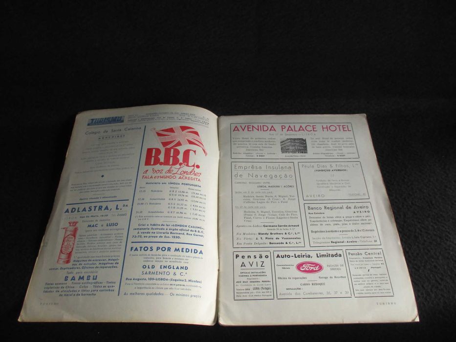 Revista Turismo Revista de Hotéis Viagens e Actualidades Estoril 1941