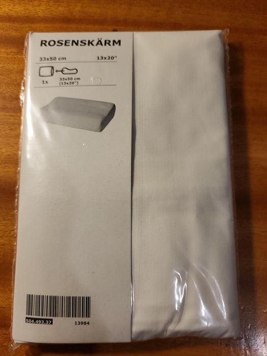 2 Fronhas p/ almofadas ergonómicas, branco