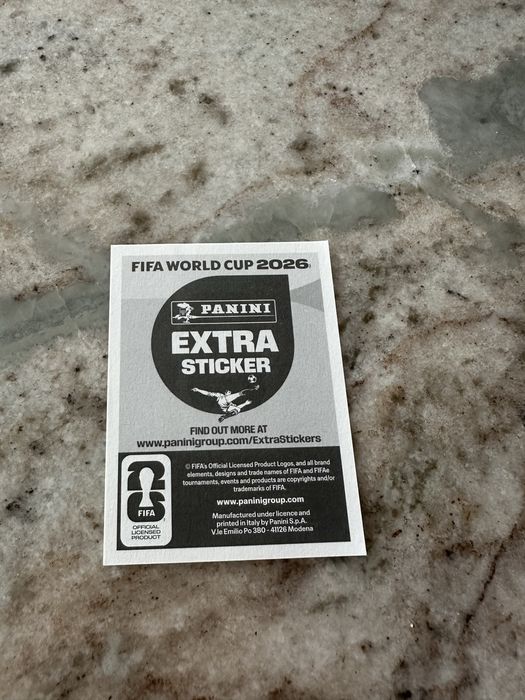Cromo extra da colecao FWC - Federico Valverde