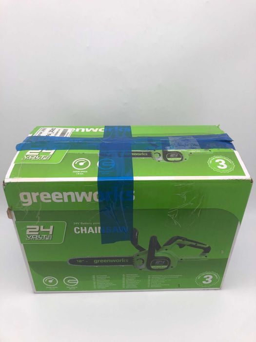 Akumulatorowa pilarka łańcuchowa Greenworks 24V USZKODZONA