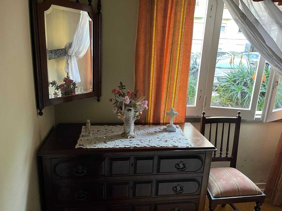 Quarto Casal Completo - madeira de mogno