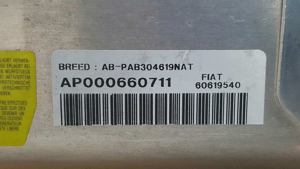 AIRBAG FRENTE DIREITO ALFA ROMEO 156 SPORTWAGON (116) 2.0 T.SPARK DISTINCTIVE