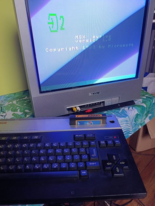 MSX Sanyo Wavy Mpc-10 Retro Komputer+ gra