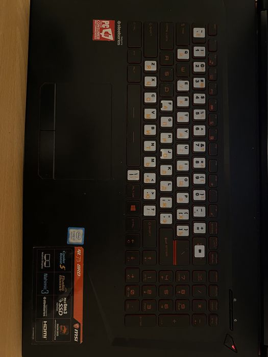 MSI Gamingowy Laptop