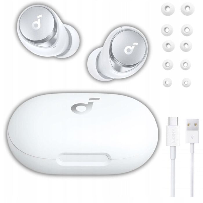 Słuchawki Bezprzewodowe Soundcore Space A40 Białe