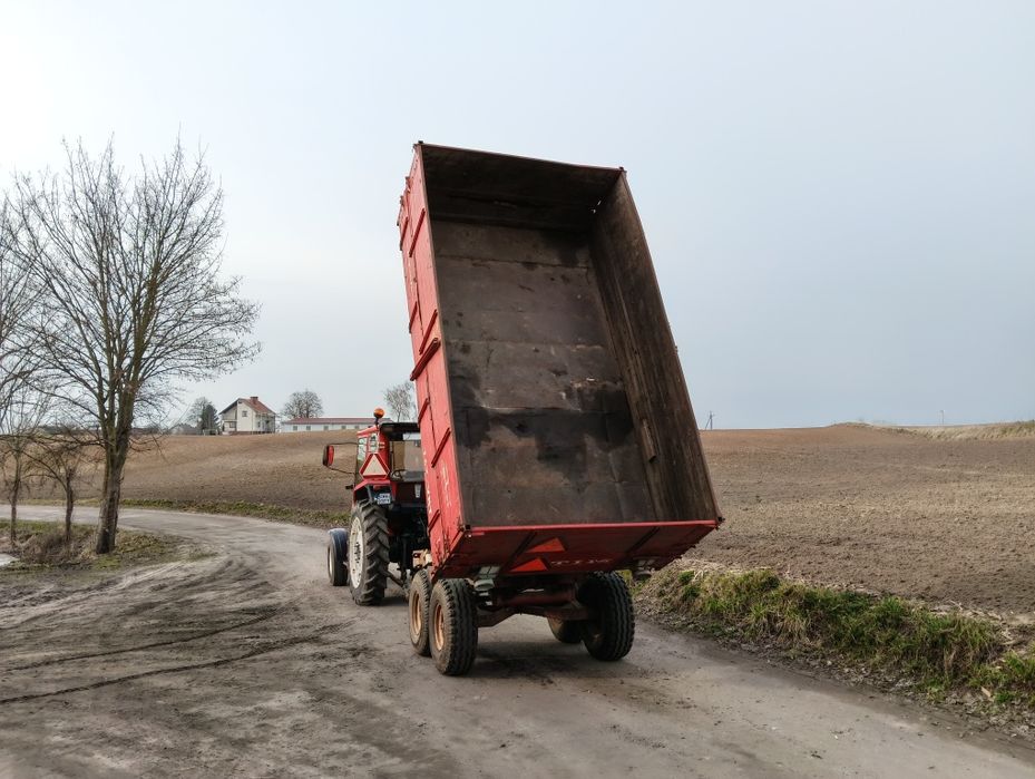 Przyczepa na tandemie TIM 7.4t wysoki wywrot