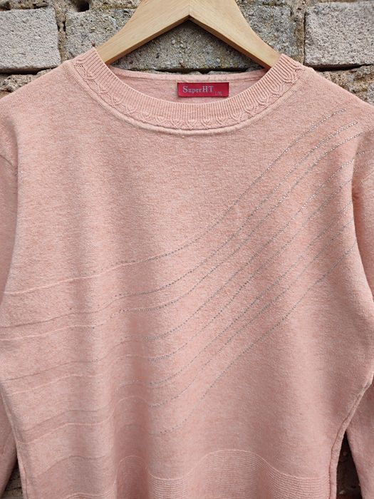 Sweter damski łososiowy