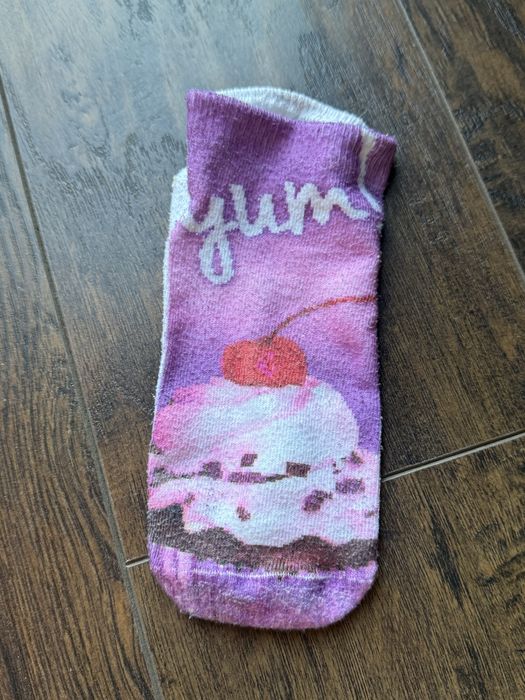 1 skarpeta skarpetka używana babeczka 38 socks