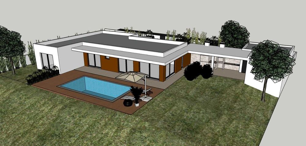 Terreno com projecto aprovado Moradia T4 Alvorninha Caldas da Rainha