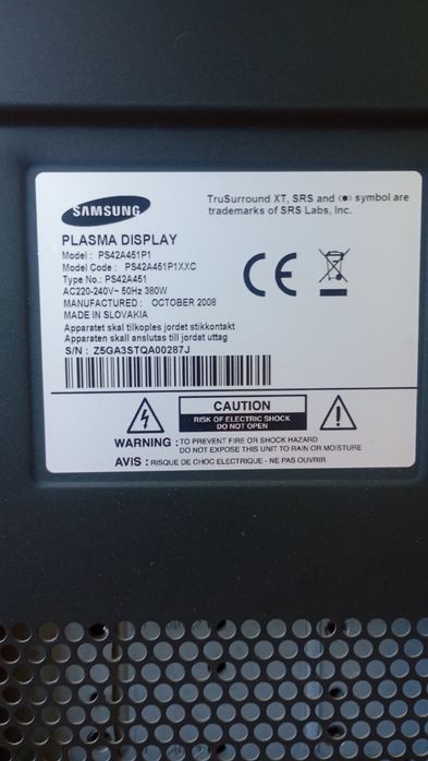 Samsung ps42a451