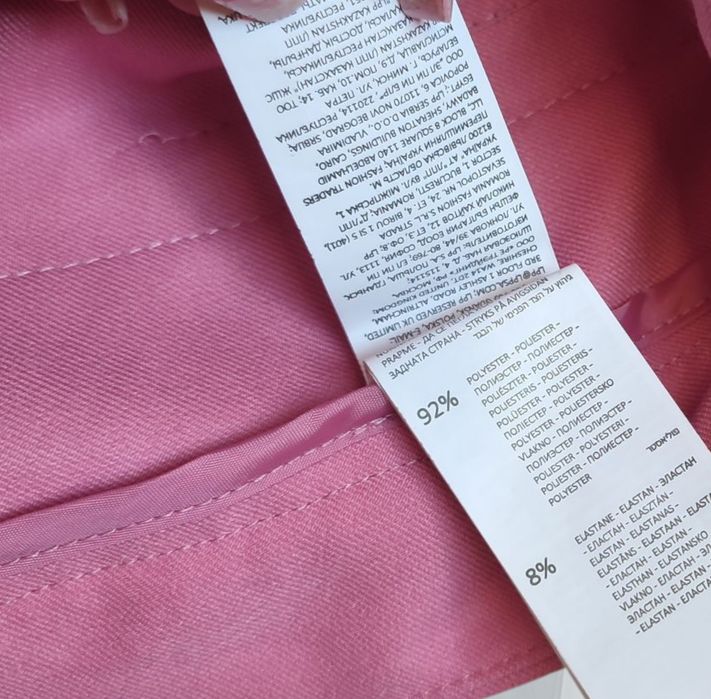 Różowe spodnie Sinsay bootcut nowe z metką