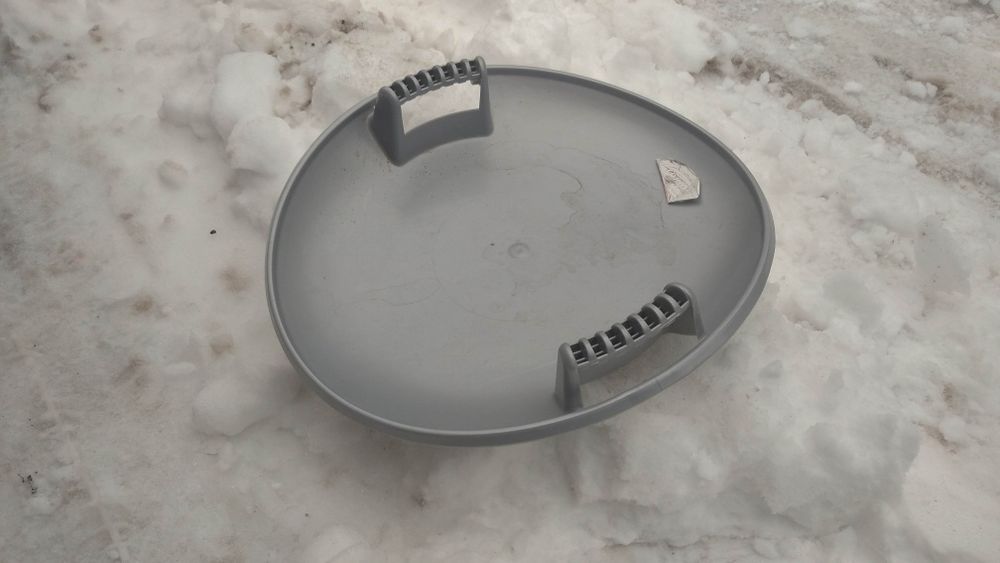 Санки-ледянка / Тарілка / Пластикові санки / Круглі санки