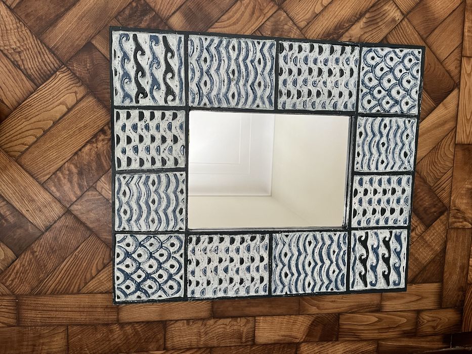 Espelho com motivos maritimos