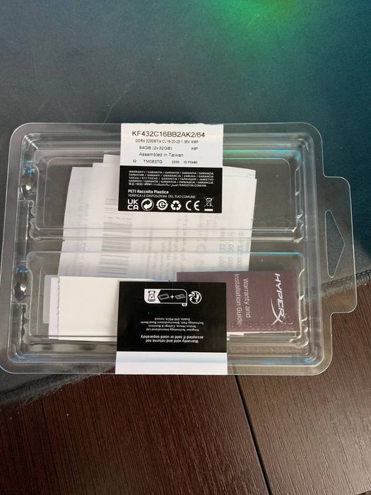 Ddr4 64gb 3200mhz 2x32gb argb Kingston HyperX Fury