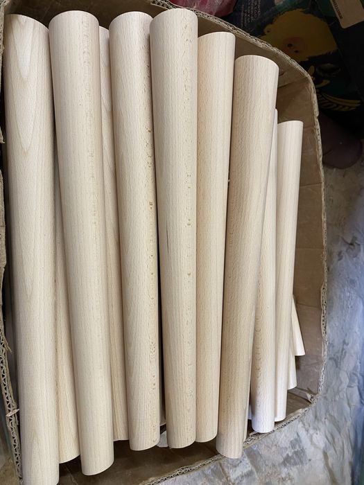 Nogi bukowe do mebli TOKARSTWO