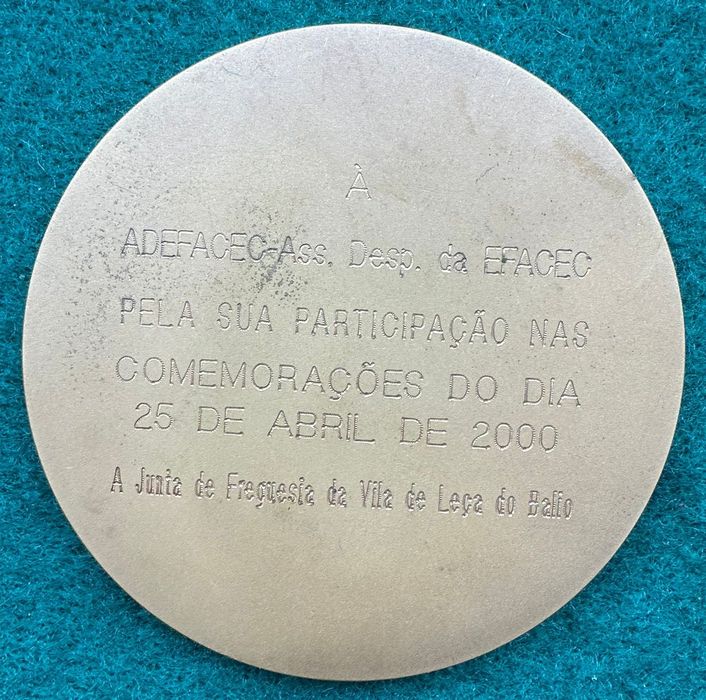 Medalha comemorativa em bronze