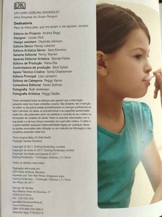 Livro - A saúde do bebé e da criança