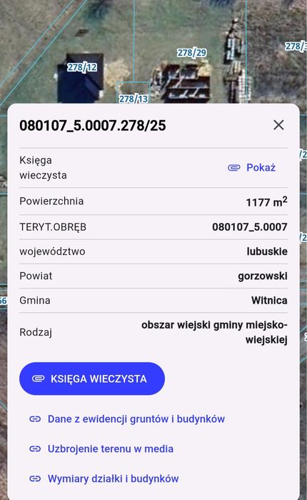 Działka budowlana Białcz