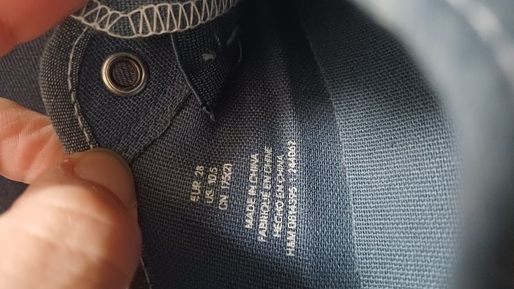 Trampki wsuwane H&M 28 nowe bez metki
