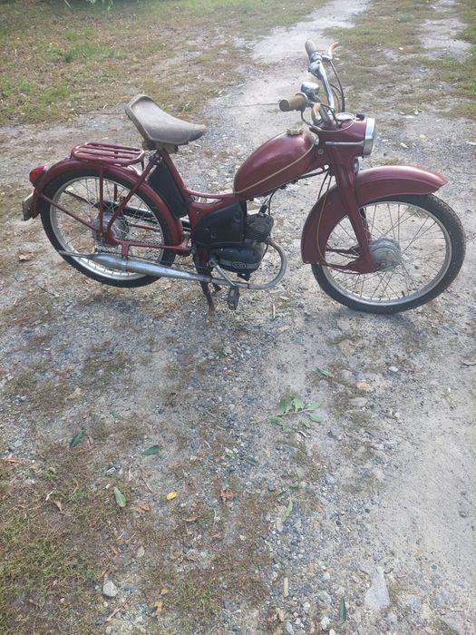 Motorower Komar sztywniak 1960 rok. Zabytek