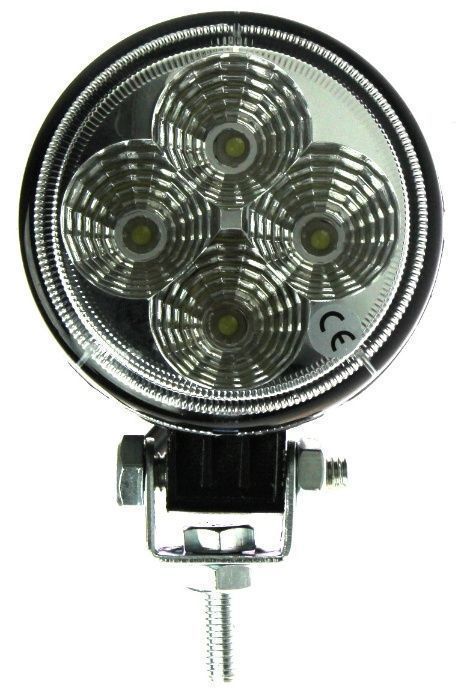 Lampa robocza 4 LED okrągła Epistar 12W halogen 12-24V