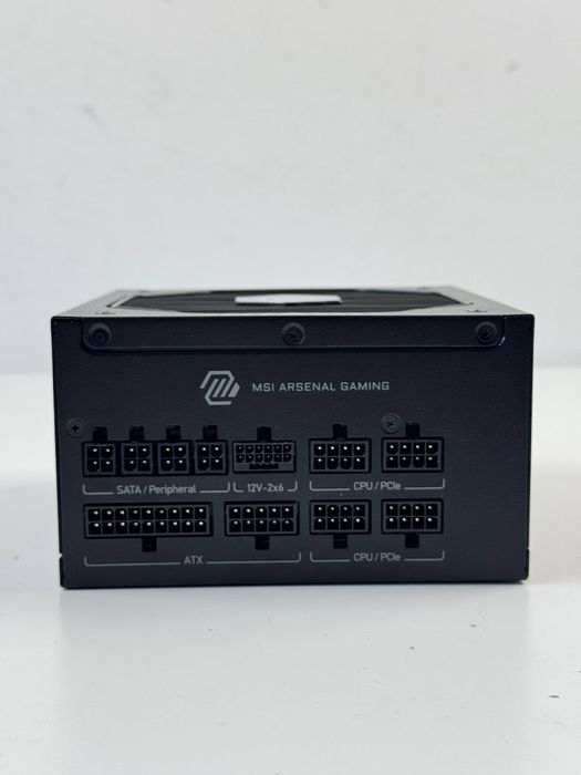 Блок живлення MSI MAG A1000GLS PCIE5 1000W (ATX, 1000 Вт, 80 PLUS Gold, повністю модульний)
