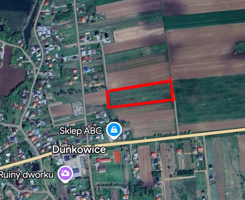 Działki Duńkowice Gmina Radymno