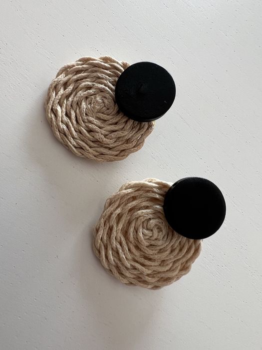 Kolczyki boho wkrętki