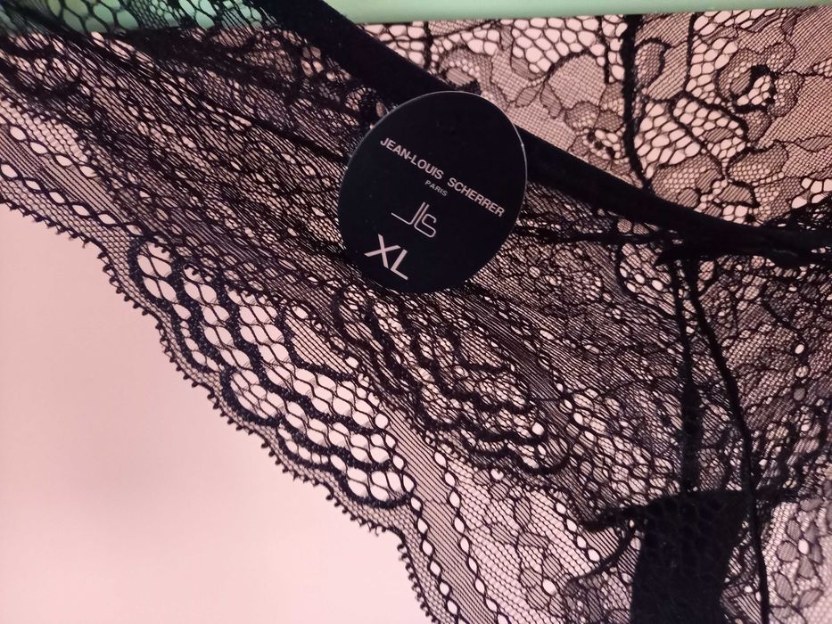 Jean-Louis Scherrer Paris koronkowe figi xl