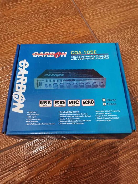 Эквалайзер усилитель предварительный Carbon SDA-105E