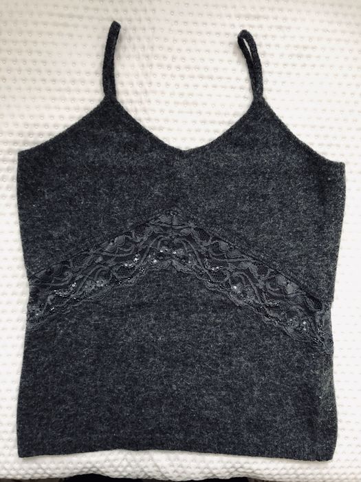 Top, Solar, szary, wełna, M