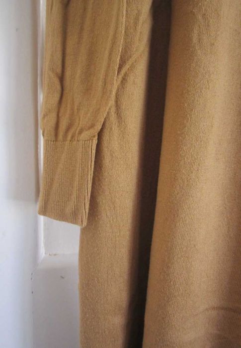 Vestido Castanho Claro United Colors Of Benetton manga comprida L/XL G