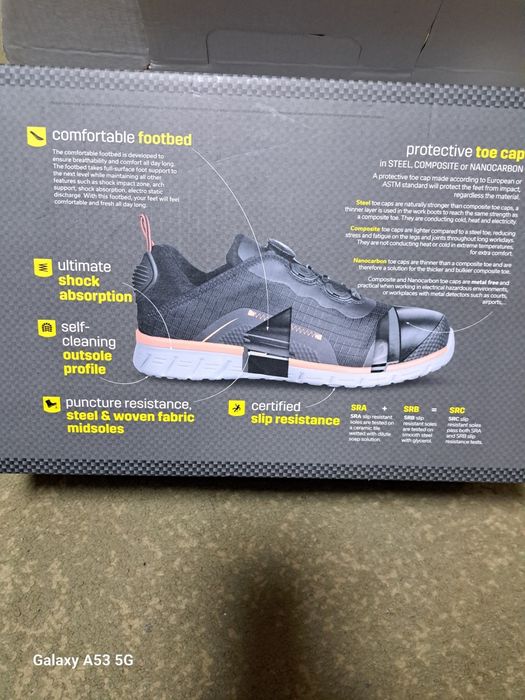 Продам кросівки з металевим підноском Safety Jogger, 1200грн