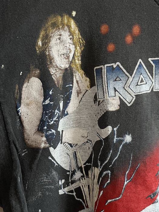 T-shirt Vintage Iron Maiden 1993 Tour em Itália