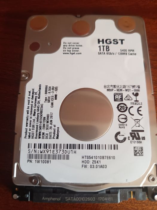 Disco 2.5 SATA HDD 1Tb