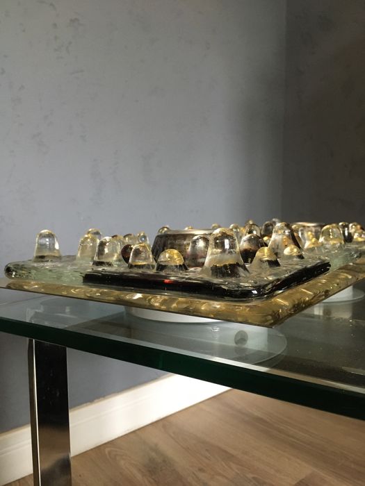 Solken Leuchten Mazzega Murano Arnsberg kinkiety lata 60