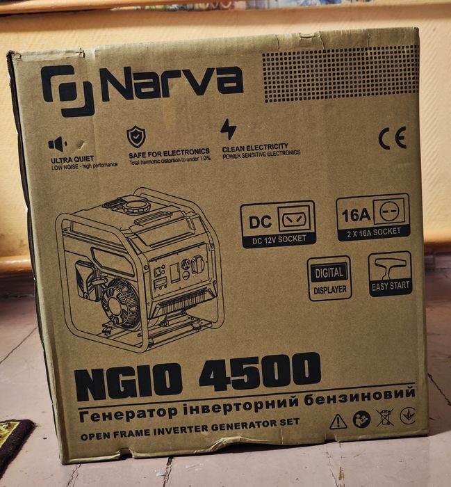 Інверторний бензиновий генератор Narva 4,5 кВт