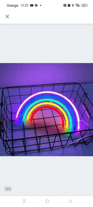 UEXNKJ-Y teczowe tecza neonowe światło LED USB