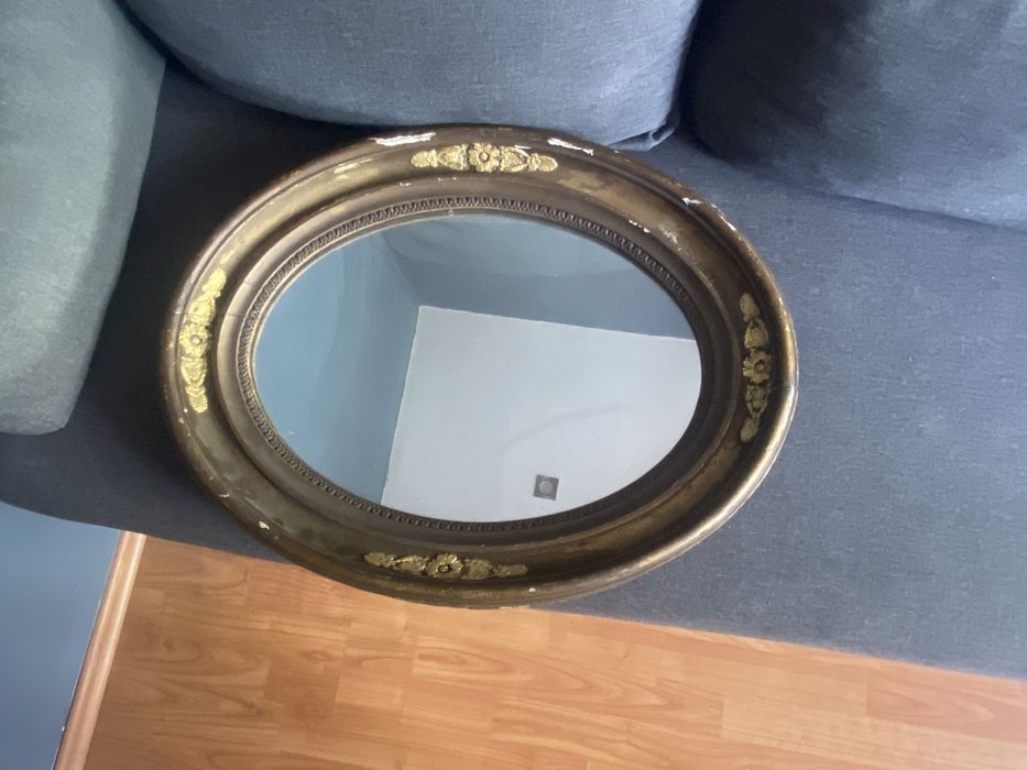 Lustro wiekowe- rama lite drenwo rzeźbione