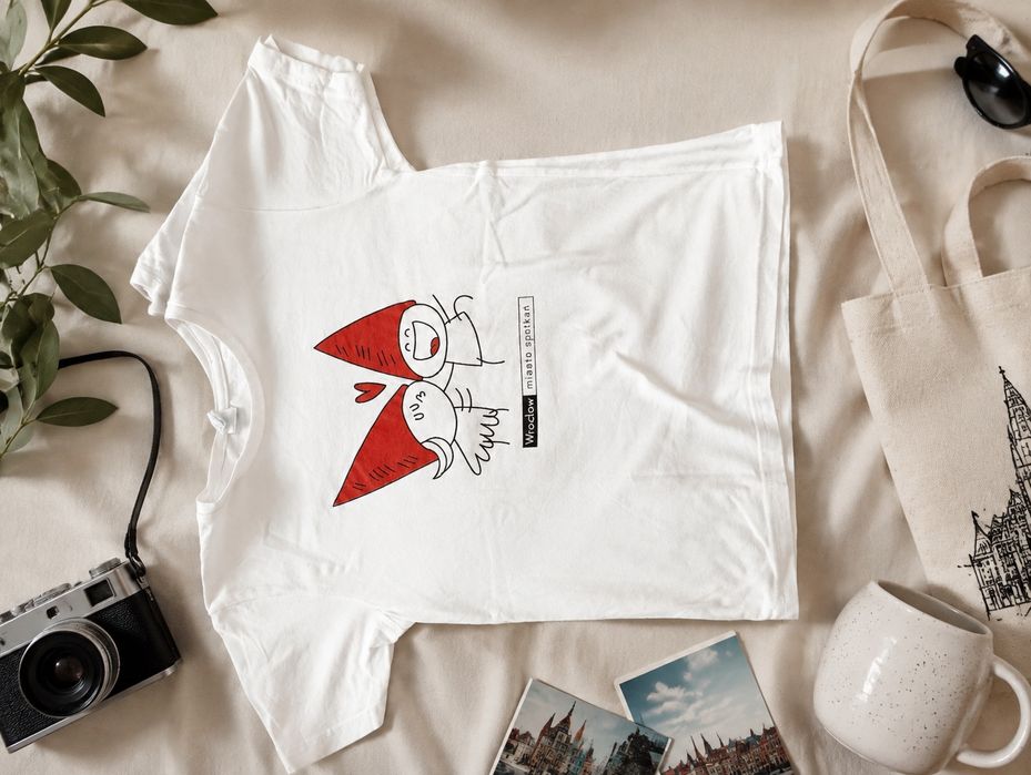 T-shirt wrocławskie krasnale 122/128
