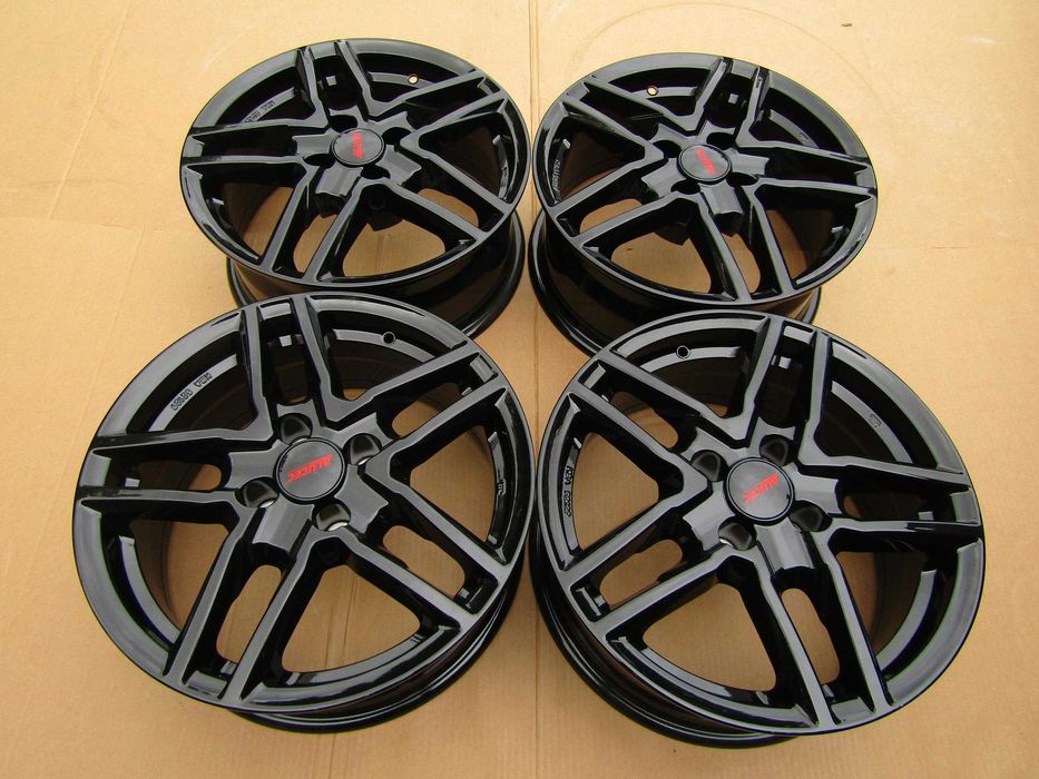4 x felgi aluminiowe 16 peugeot 1007 206 207 208 2008 307 partner ii 2 opel corsa f crossland x citroen c3 iii picasso cactus 6,5 j 4x108 et20 65,1 mm