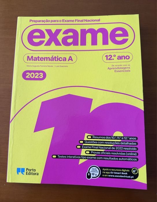 Livro preparação exame nacional Mat. A_PE