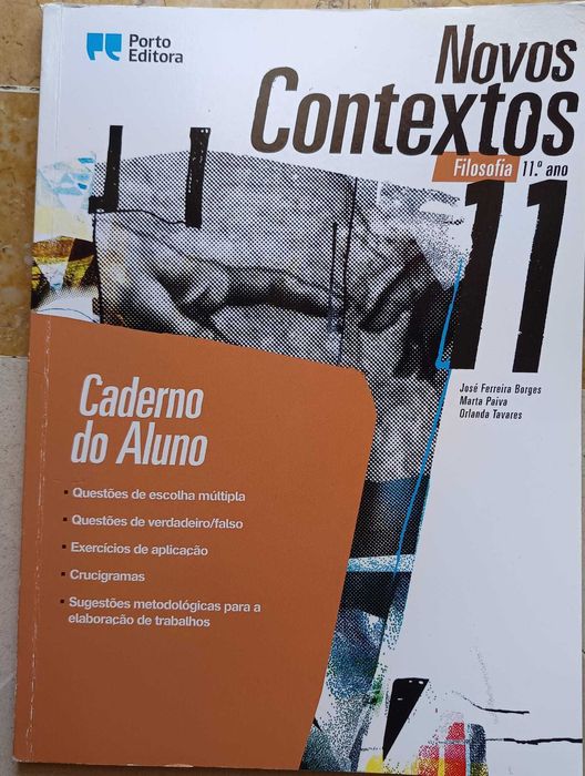 Philosophy Textbook "Novos Contextos 11" and Activity Workbook64751174188931122