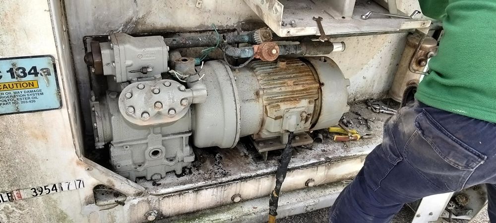 Motor de frio de camião