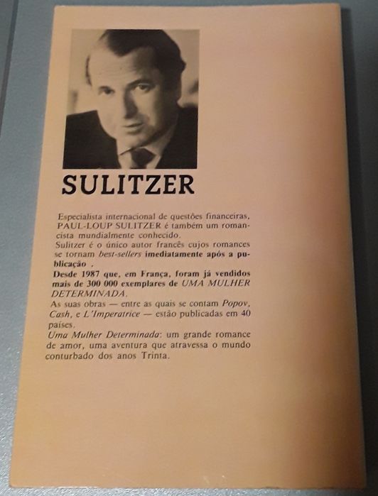 Livro: Uma Mulher Determinada, de Sulitzer