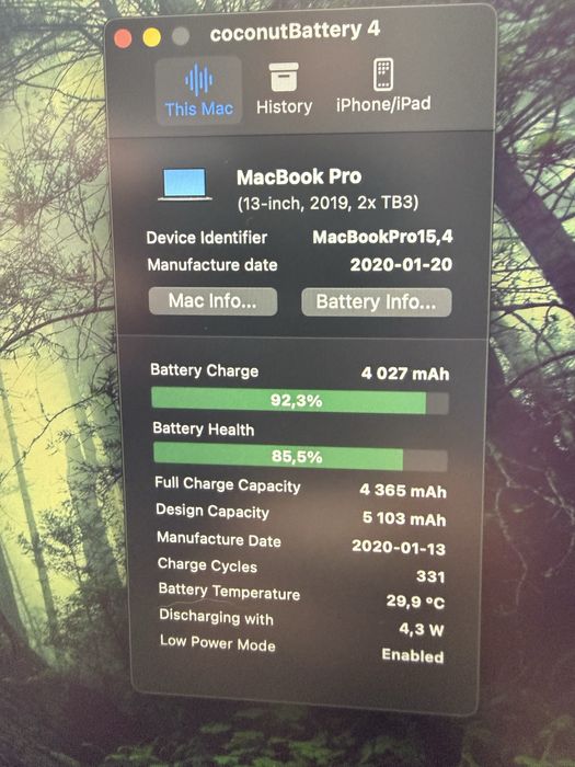 Macbook Pro 13 cali / Zamiana