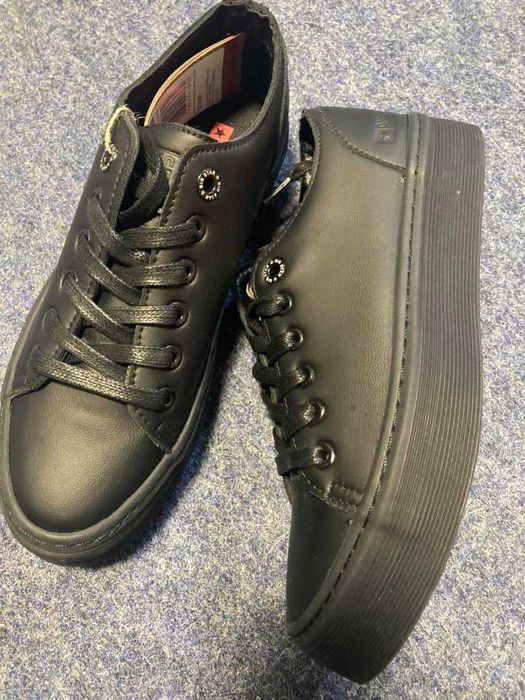 Big Star trampki na platformie eco skóra damskie  37 - 40