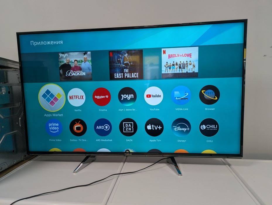 Телевізор Panasonic TX-55EXW604  55-дюймів 4K Ultra HD Smart TV 4К Wi Fi Б/В