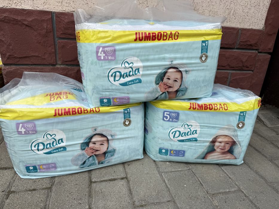 Підгузники Дада Dada soft 3,4,5,6