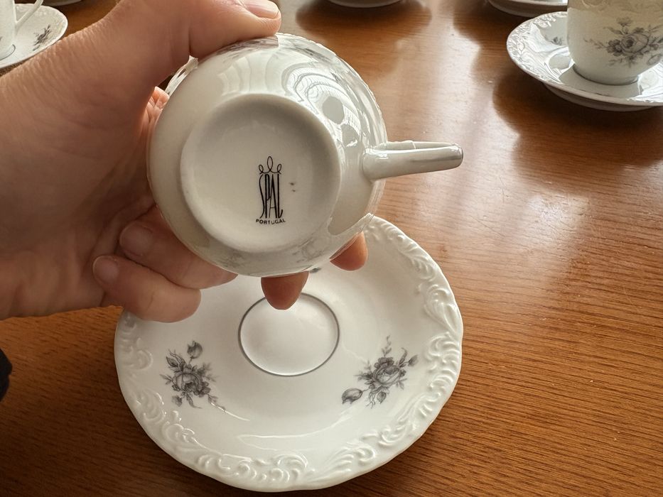 Serviço de chá em porcelana SPAL - Edição de 1974